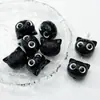 Cabeza de Gato Linda y Adorable de Ojos Grandes Cuentas Sueltas Cuentas de Búho Material Acrílico DIY Pulsera Cadena de Teléfono Cuentas