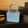 Bolsa de Armazenamento para Praia Eva Transfronteiriça Feminina de Grande Capacidade Bolsa de Ombro Cesta de Compras Bolsa Estilo Camping Impermeável para Exterior Bolsa para Pet