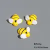 Combinación de Abeja y Escarabajo Artificiales Estéreo de Dibujos Animados Resina DIY Accesorios para Joyería Adornos Creativos para Paisajismo Pasadores para el Cabello de Niños