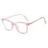 Nuevos Marcos Decorativos de Moda Lisos de Estilo Pueden Ser Equipados con Marcos Cat-Eye Transfronterizos Tr90 con Receta, Lentes para Teléfono con Bloqueo de Luz Azul