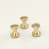 Tornillos para Cinturón M4, Tornillos Curvos para Cinturón, Remaches Amarillos, Accesorios para Reparación de Cinturones DIY, Sujetadores