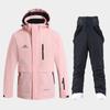 25 Trajes de Esquí Estilo Coreano para Hombres y Mujeres, Cortavientos, Impermeables, Cálidos, Chaquetas de Pareja, Chaquetas y Pantalones de Esquí para Tabla Única y Doble