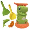 Brinquedos de Praia para Crianças Balde de Sorvete Conjunto Completo Ampulheta Brincar na Água Conjunto de Cavar Areia Balde Pá Brinquedos de Praia Atacado