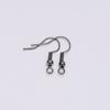100 Piezas Ganchos para Aretes con Bola y Espiral Alambre para Oreja Chapado en Plata con Caja de Almacenamiento Transparente Kit para Hacer Manualidades
