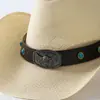 Sombrero de Sol de Cowboy Occidental Étnico Británico Nuevo de Poliéster para Mujer con Ala Grande Caballero Transfronterizo Aliexpress Amazon