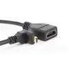 Cabo Adaptador Micro HDMI Macho para HDMI Macho para Conectar Celular à TV, Cabo Micro HDMI Curto de Alta Definição