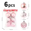 Bola Brilhante de 6cm, Bola de Formato Especial, Enfeite de Bola de Natal, Enfeite para Pendurar na Árvore de Natal, Bola Pintada, Bola Cebola, Transfronteiriço
