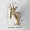 Atacado Transfronteiriço Entrada Gancho de Animal Decoração de Parede Pingente Gancho de Casaco Europeu Decoração de Parede Pingente