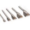 Herramienta de tratamiento de cuero hecha a mano DIY Herramienta de tratamiento de cola en forma de V Herramienta de tratamiento de esquina de cuero perforado Punzón en forma de V
