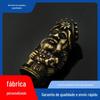 Chaveiro de Latão Totem Indiano Viking Nórdico para Motocicleta Pingente Ami Cáqui Faca EDC para Uso Externo