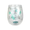 Ponto Transparente Impressível Criativo Forma de Ovo Taça de Champagne Sem Pé Taça de Vinho Tinto Taça de Whisky vidro vidro