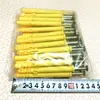 Tubo de Expansão de Plástico de Nylon Amarelo Pequeno Padrão Nacional 6 8 10mm Bujão de Expansão Parafuso de Aço Inoxidável Galvanizado