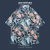 Camisa Floral de Manga Corta, Estilo Retro Vetiver de Hong Kong, Camisa Moderna y Elegante Estilo Coreano, Top de Moda y Elegante para Hombres y Mujeres
