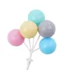 Decoraciones para pastel de cumpleaños de niños de moda roja te desean un feliz cumpleaños tarjeta de oso adorno para hornear