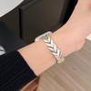 Correa de Metal Fina de Espiga de Trigo Adecuada para Correa de Apple Estilo Xiaoxiang applewatch45678 Generación Mujeres Mayores
