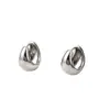Pendientes de Aro Retro de Alta Gama Estilo Francés para Mujer, Pendientes de Aro Lisos Simples Versátiles, Accesorios de Aro de Moda para Caras Cuadradas y Redondas