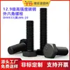 Tornillos No Estándar Personalizados Según Muestra, Tornillos de Acero al Carbono de Alta Resistencia Grado 10.9 con Cabeza Hexagonal Exterior Parcialmente Roscados Tornillos de Apriete Manual Din933