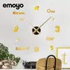 Produtos mais vendidos na Amazon relógio de parede diy mais vendidos para casa simples moda 3D sem furos criativo grande relógio de parede