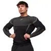 Gymshark Nuevo Top Deportivo Casual Transpirable de Manga Larga para Correr Fitness Tiburón