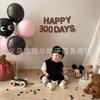 Gafas de globo de látex con forma linda para Halloween, suministros para fiestas infantiles, disfraces y festivales de globos.