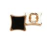Botones de Suéter de Camisa de Aceite Cuadrado Pequeño Botones Decorativos de Cardigan de Metal para Mujer Jinda Accesorios de Ropa