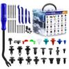 910 Piezas Clips Empaquetados en Caja de Tres Capas, 24 Tipos de Sujetadores para Paneles de Automóviles y Parachoques, Remaches, Clips para Carrocería