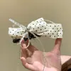 Presilha banana plissada de chifon, presilha vertical, presilha de garra de verão de alta qualidade, presilha para rabo de cavalo na nuca, presilha de cabelo elegante e delicada