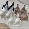 2664# Estilo Coreano Leopardado Liso Menina Apimentada Malha Fina Respirável Costas Abertas Camisola Sutiã com Bojo Roupa Íntima Roupa Externa Top