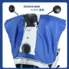 Capa de chuva frontal para patinete elétrico atualizada e ampliada, capa de chuva à prova d'água para painel de instrumentos de controle central do guidão de motocicleta
