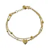 Pulsera de Acero de Titanio de Lujo Ligero para Mujer, Diseño de Nicho, Sensación de Alta Gama, Cadena de Moda Versátil, Nuevo Modelo 2026, Estilo Europeo y Americano