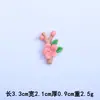 Série Flor de Pessegueiro Brilhante Capa de Celular DIY Ímã de Geladeira Acessórios de Cabelo Grampo Cola de Creme Joias Acessórios de Resina Atacado