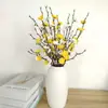 Venta Caliente Transfronteriza Rama de Flor de Ciruelo Simulada de 54 cm Mini Flor de Ciruelo de Invierno Flor Artificial Flor Falsa Decoración del Hogar Chino Adornos Arreglo