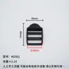 Venda Direta da Fábrica Fivela de Ajuste para Mochila Plástica Tipo H Preto POM Fivela de Quatro Velocidades Em Estoque Suporta Cor Personalizada Atacado