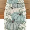 Camino de mesa de calabaza para Acción de Gracias Temporada de otoño Decoración festiva Mantel de mesa para restaurante Mesa de centro de sala de estar Tela para cubrir gabinete de recibidor