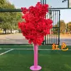 Novo Estilo Flor de Cerejeira Caindo Neve Centro de Mesa Flor de Ferro Cerimônia de Inauguração Passarela Cesta de Flores Mesa de Sobremesas Adereços de Casamento Decoração de Casamento