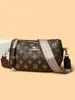 Bolso Nuevo para Mujer 2025, Moderno y Versátil, Bolso de Hombro para Madre de Mediana Edad, Bolso Cruzado Simple de Gran Capacidad para Cuello/Axila de Suegra