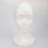 Mannequin de Cabeça de Espuma para Mulheres, Cabeça para Peruca, Chapéu, Óculos, Display, Molde de Cabeça de Espuma Preta