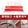 Espátula de masilla para iluminación Lámpara LED con hoja de acero inoxidable Herramienta gruesa desmontable para raspar paredes Cuchillo para ceniza en bloque Cuchillo de masilla