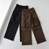 Moda Femenina Europea y Americana Nueva de Verano Monos Casuales Holgados con Múltiples Bolsillos Pantalones de Pierna Recta K10966