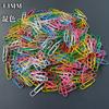 Clip de papel de color transfronterizo curva 25mm28mm33mm pin carpeta carpeta multicolor 50mm color aguja