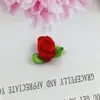Accesorios para el Cabello de Niños Tamaño Mediano Rosa de Tela Hecho a Mano Materiales para Accesorios de Tela para el Cabello Tela de Boutique Flor Pequeña de Simulación