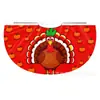 Capas Rojas de Pavo Europeas y Americanas para Acción de Gracias Hechas a Medida de Fábrica, Capas Infantiles Estampadas, Chalecos con Cordones al por Mayor