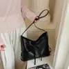 2026 Nueva Bolso de Hombro Único a la Moda para Debajo del Brazo, Bolso Tejido de Gran Capacidad de Nicho, Bolso Cubo de Mano Cruzado de Alta Gama