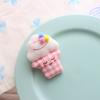 Dulce Pudín de Cereza Coreano Helado DIY Accesorios para el Cabello de Niños Ropa con Patrón de Helado Linda Accesorios