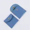 Bolsa de joias de couro sintético de alta qualidade bolsa de joias bolsa de joias Bolsa com Fivela bolsa de armazenamento de anel de colar armazenamento de joias portátil