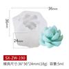 Molde de Silicone Líquido para Suculenta Artificial Sanxin Ferramenta de Lixar Ornamento de Cola para Aromaterapia de Velas DIY Bolo Criativo
