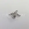 Pandora 925 cobre branco banhado a prata frisado Arc de Triomphe pingente de corda diy em forma de coração pingente diy contas Panjia