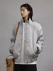 Chaqueta de Algodón Estilo Béisbol con Cuello Alto y Parches Desestructurados para Hombre, Abrigo de Algodón Grueso Cálido a Prueba de Frío para Invierno, Ropa de Abrigo Americana de Longitud Media de Moda