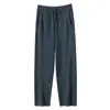 Colección nueva 2026 de Baicai Rong: Traje de hombre 100% cachemir puro, con chaleco con cremallera, pantalones casuales de pierna recta y cuello alto.