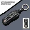 Adequado para Capa de Chave Porsche Panamera Panamera Cayenne Carcaça Macan Fivela 718Taycan Fibra de Carbono